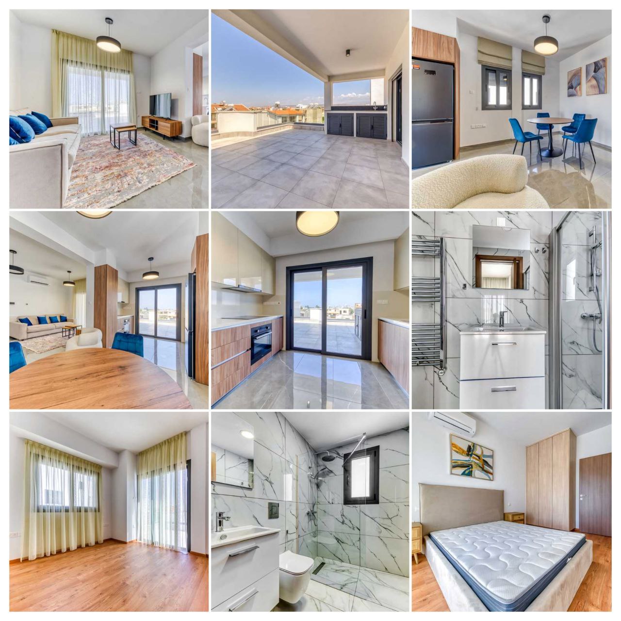 2-спальный пентхаус в kato pоlemidia, limassol