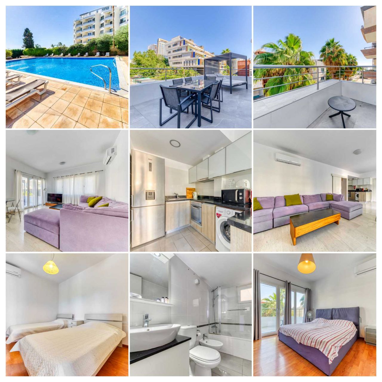 2-спальные апартаменты в germasogeia, limassol