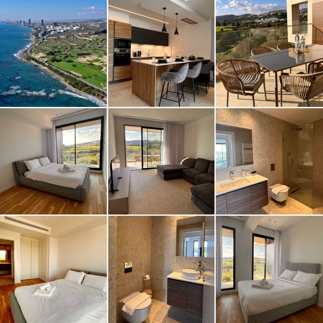 2‑спальные апартаменты в Agios Tychon Tourist Area, Limassol