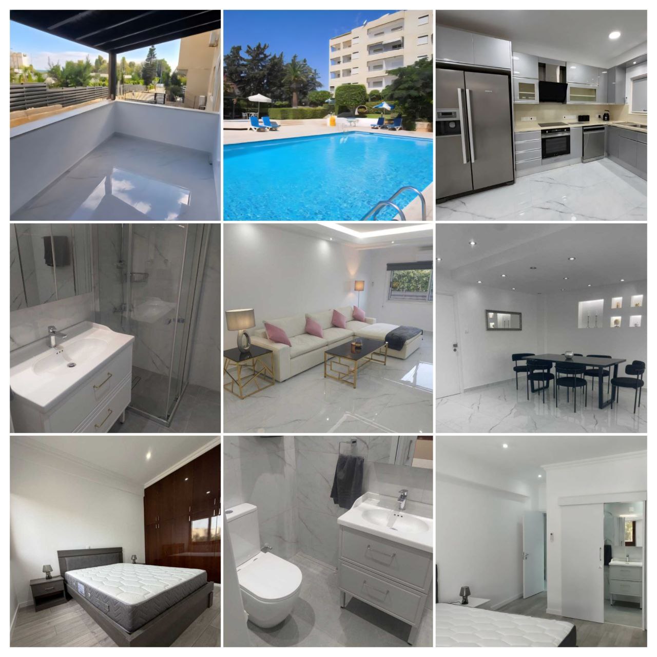 3-спальные апартаменты в agios tychon tourist area, limassol