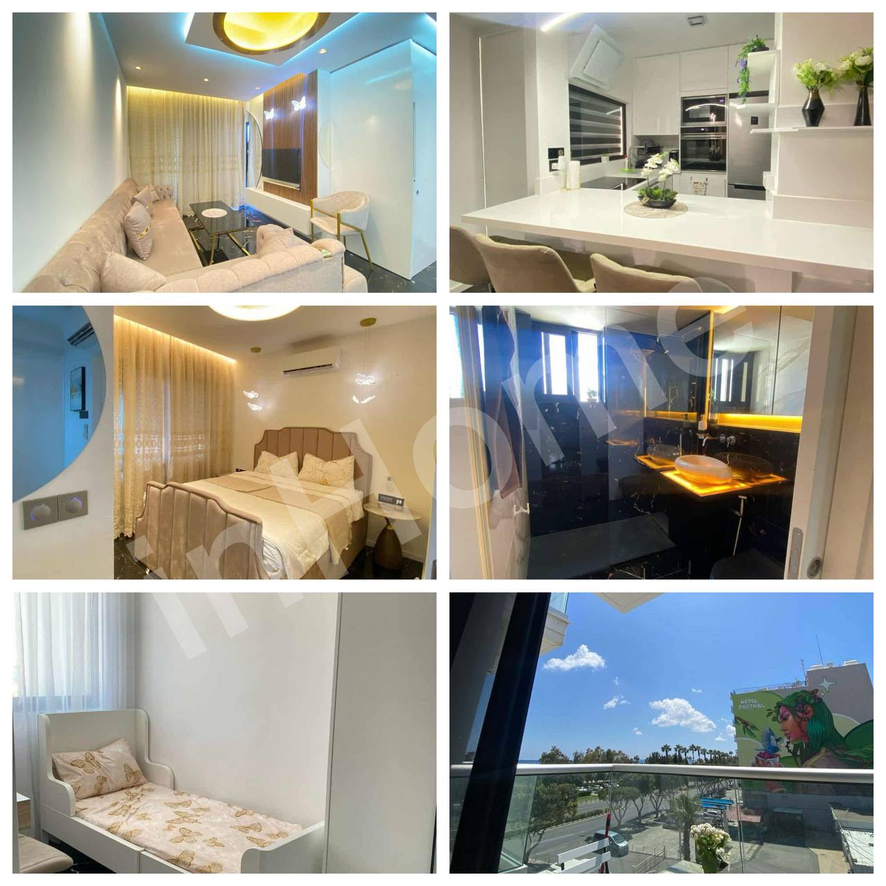 2-спальные апартаменты в city center, limassol