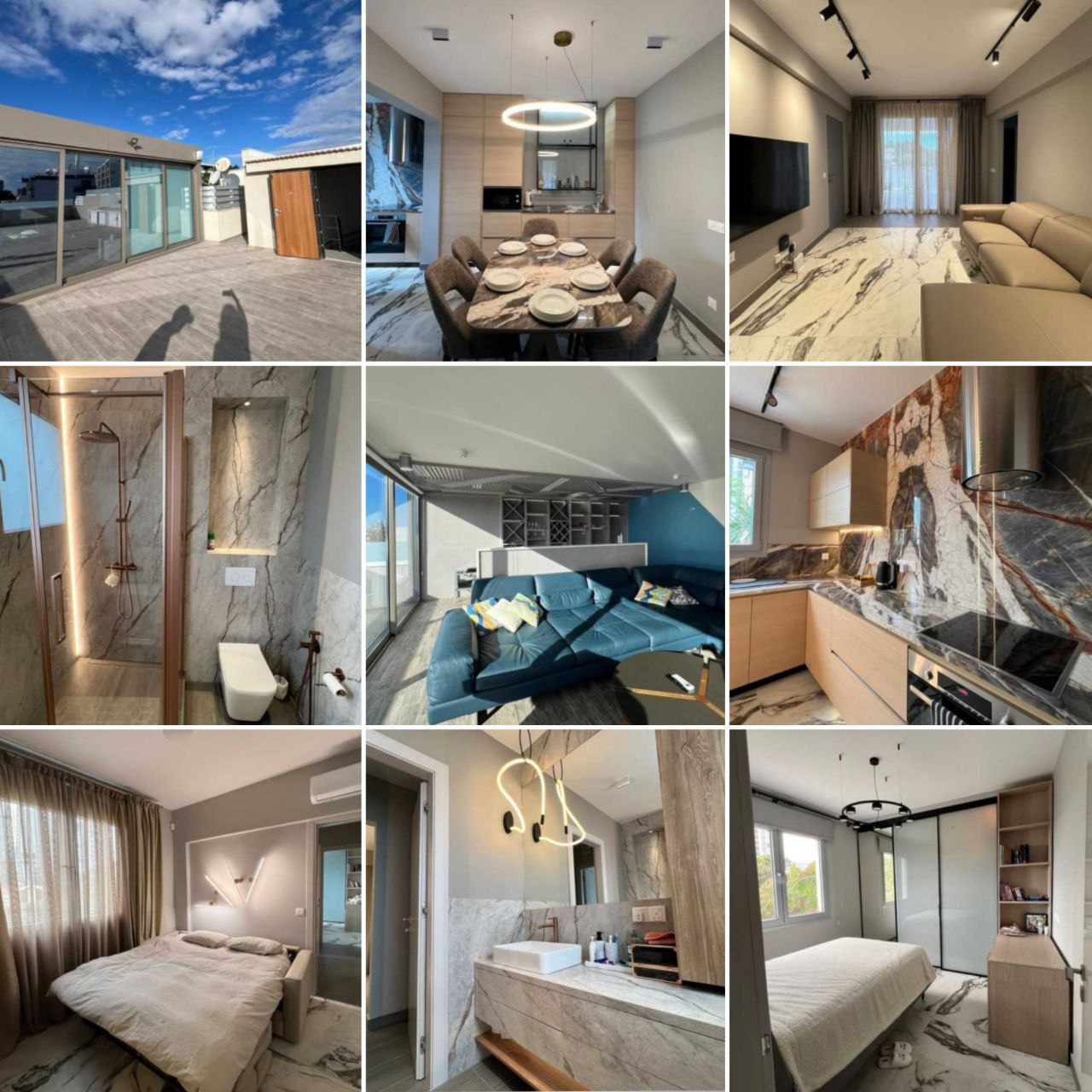 3-спальный пентхаус в germasogeia, limassol