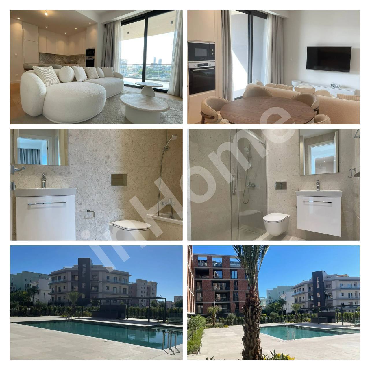 2-спальные апартаменты в germasogeia, limassol