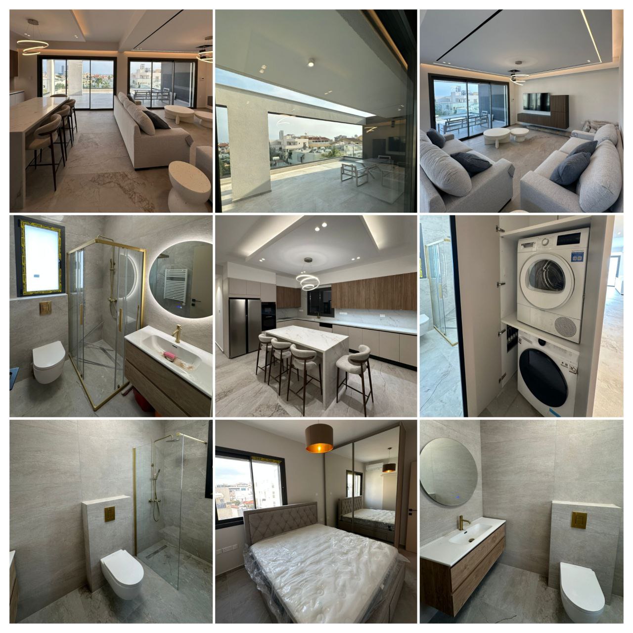 3-спальный пентхаус в mesa geitonia, limassol