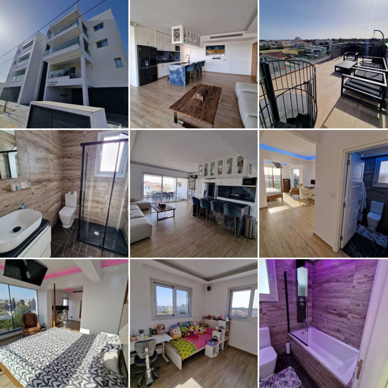 3-bedroom penthouse in Zakaki, Limassol