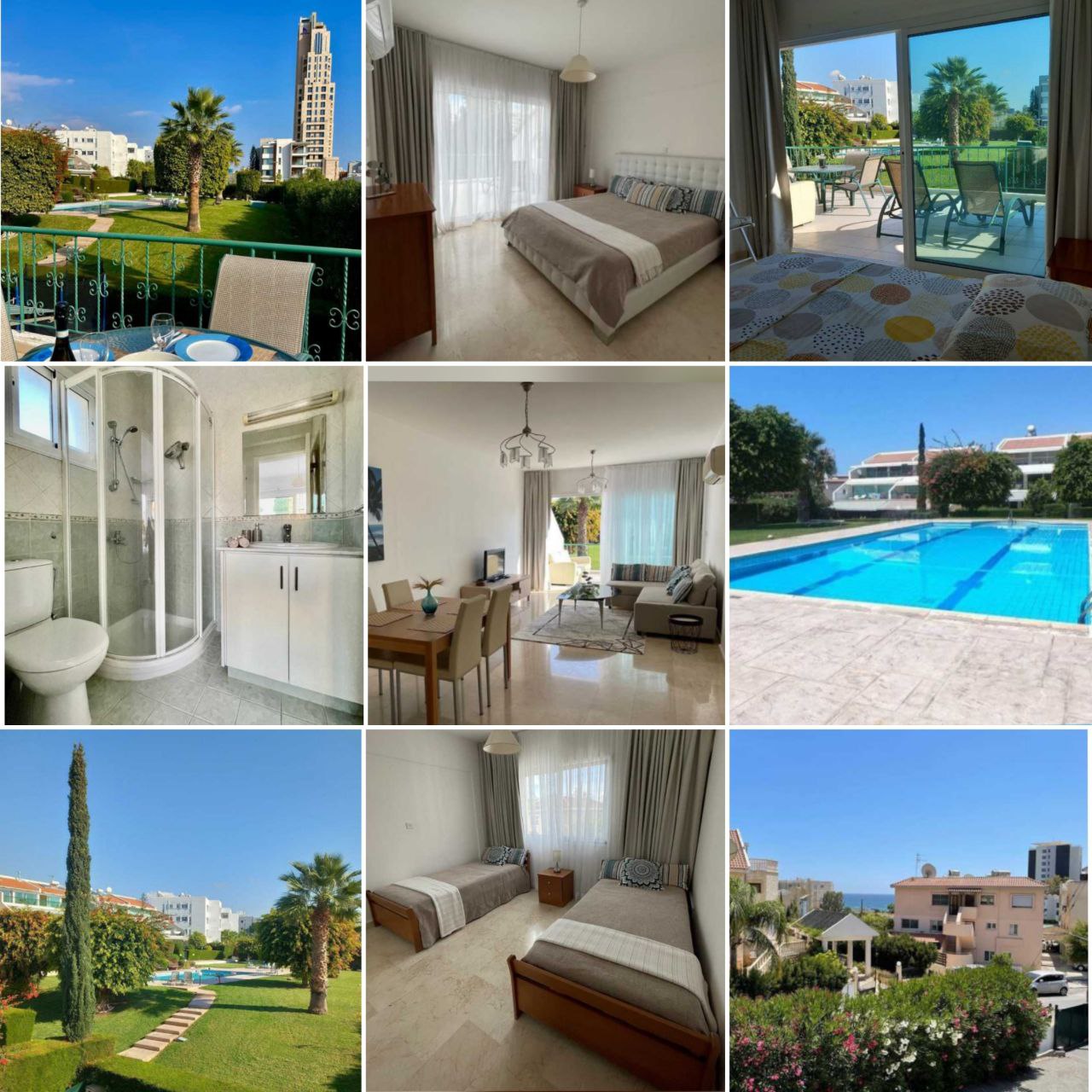 2-спальные апартаменты в Germasogeia, Limassol