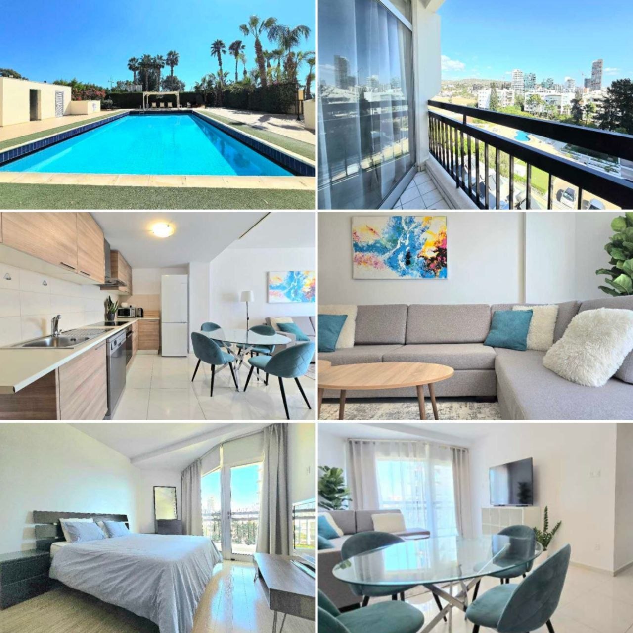 2-спальные апартаменты в germasogeia, limassol