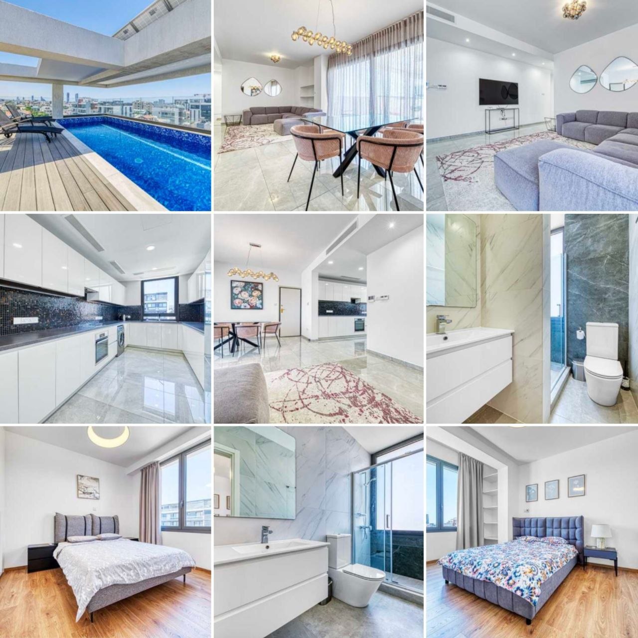 3-Bedroom Penthouse in Germasogeia, Limassol