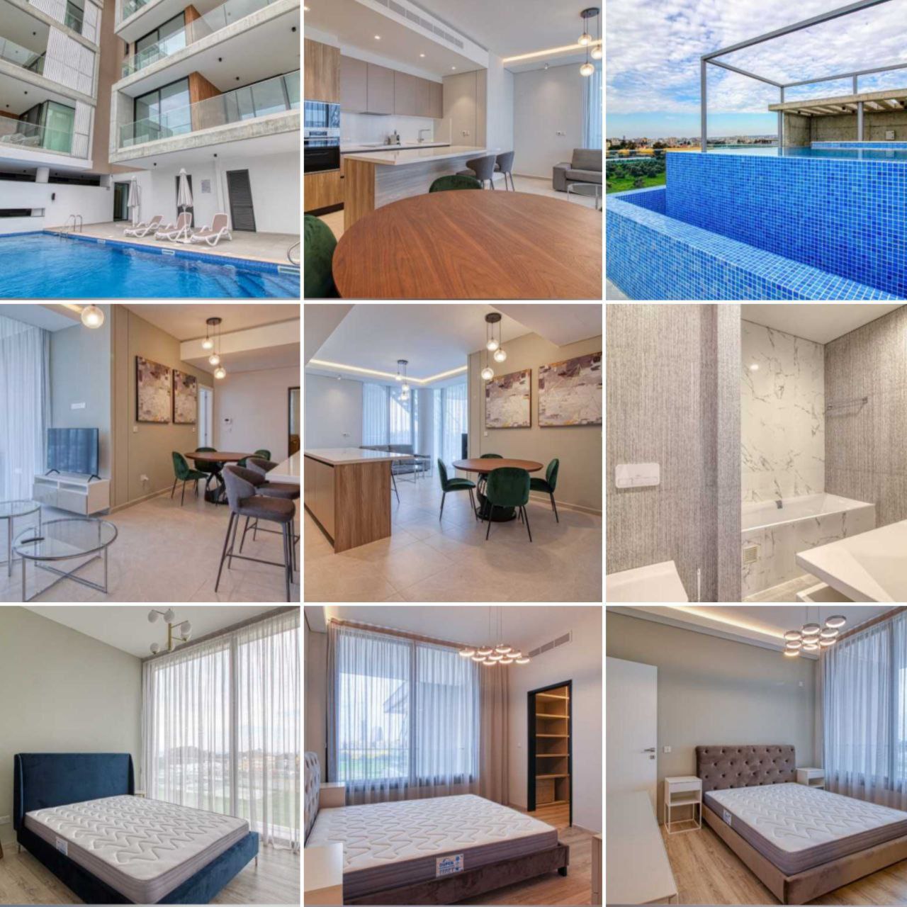 2-спальный пентхаус в germasogeia, limassol