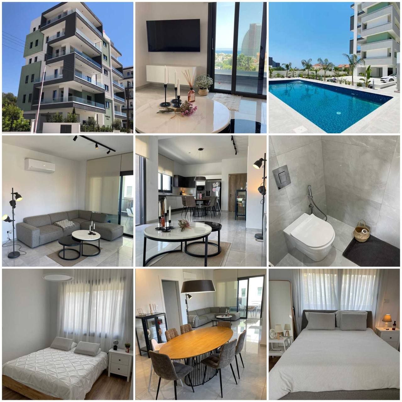 3-спальные апартаменты в Germasogeia, Limassol