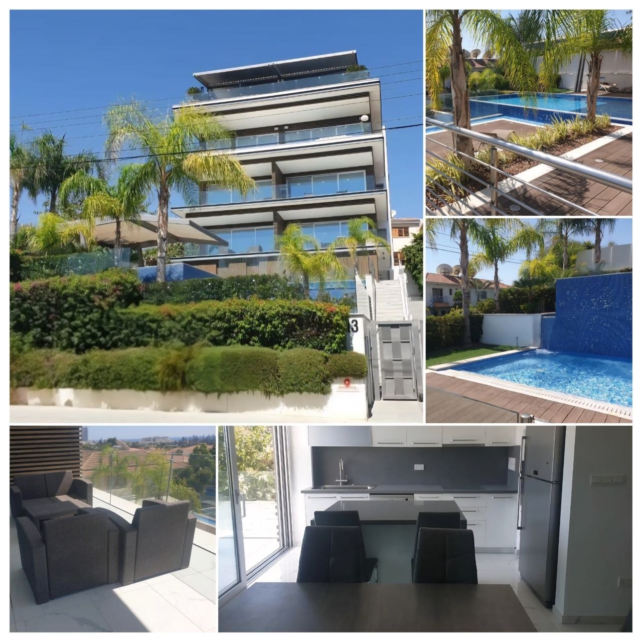 3-спальные апартаменты в germasogeia, limassol