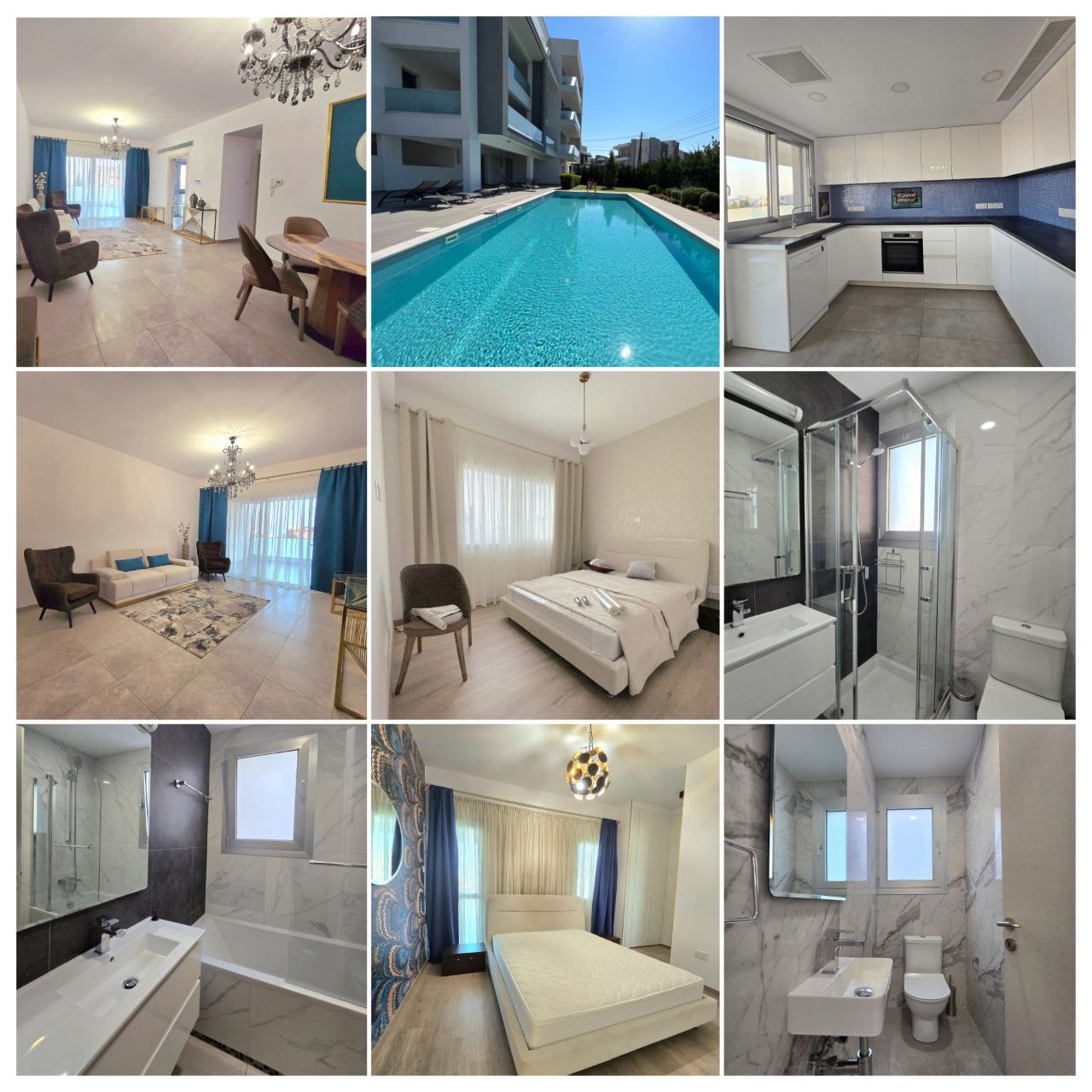 3-bedroom apartments in germasogeia, limassol