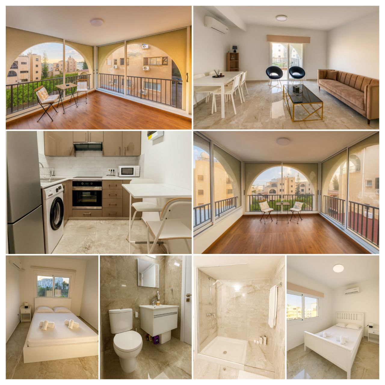 2-спальные апартаменты в agios tychon tourist area, limassol