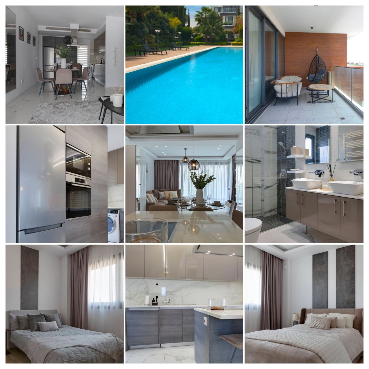 2-спальные апартаменты в germasogeia, limassol