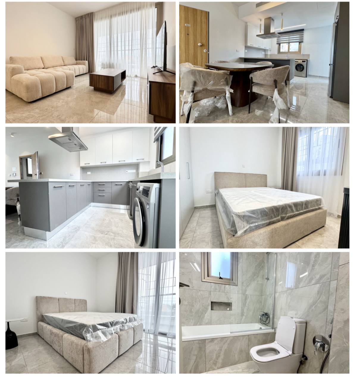 2-спальные апартаменты в germasogeia, limassol