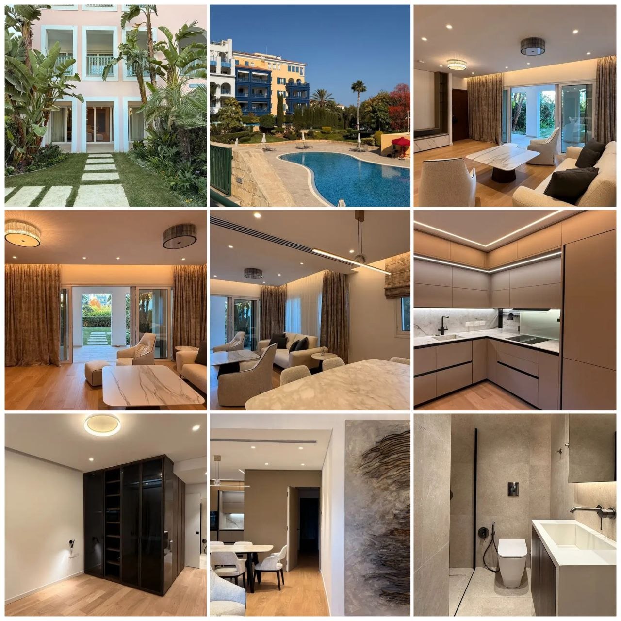 2-спальная квартира в limassol