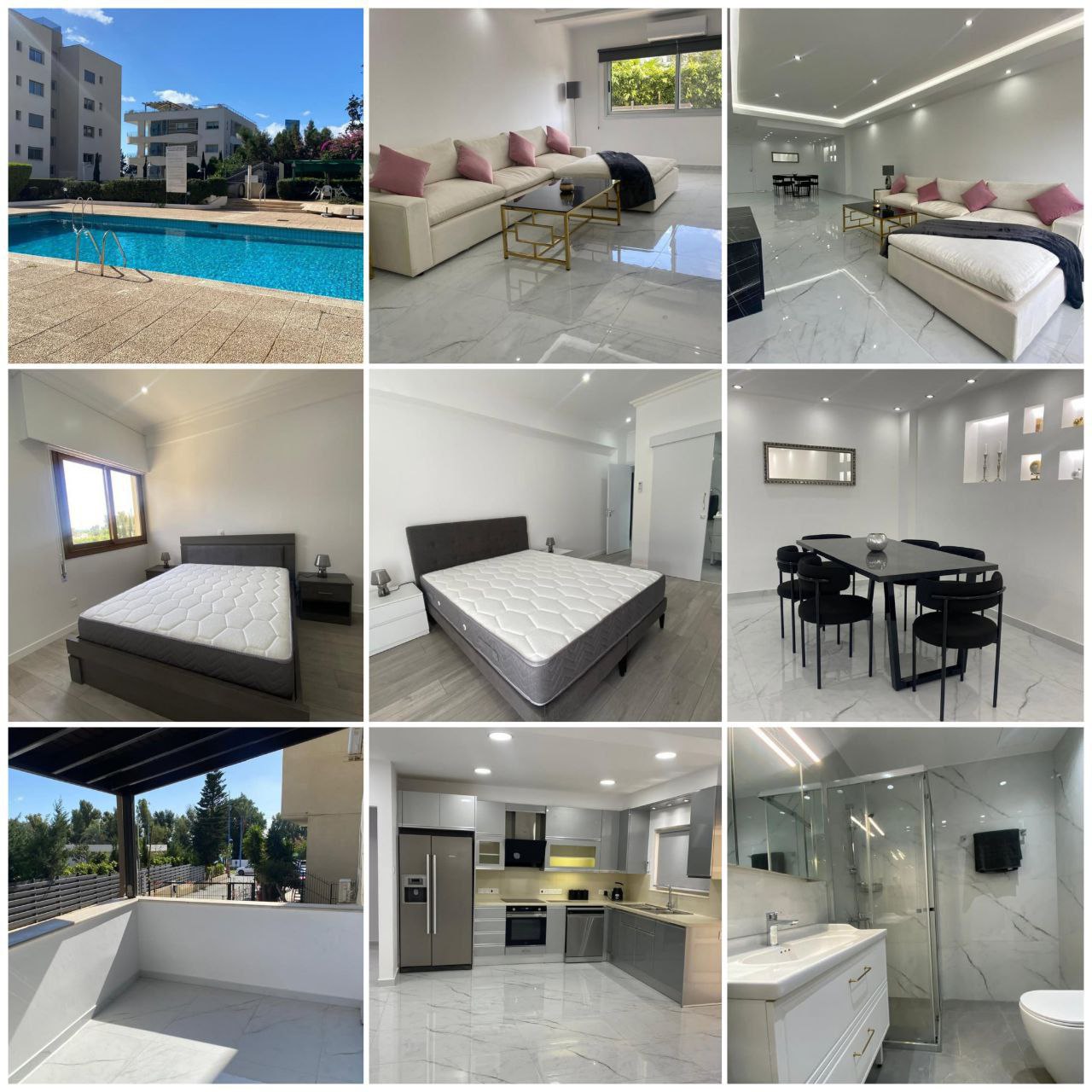 3-спальная квартира в agios tychonas, limassol