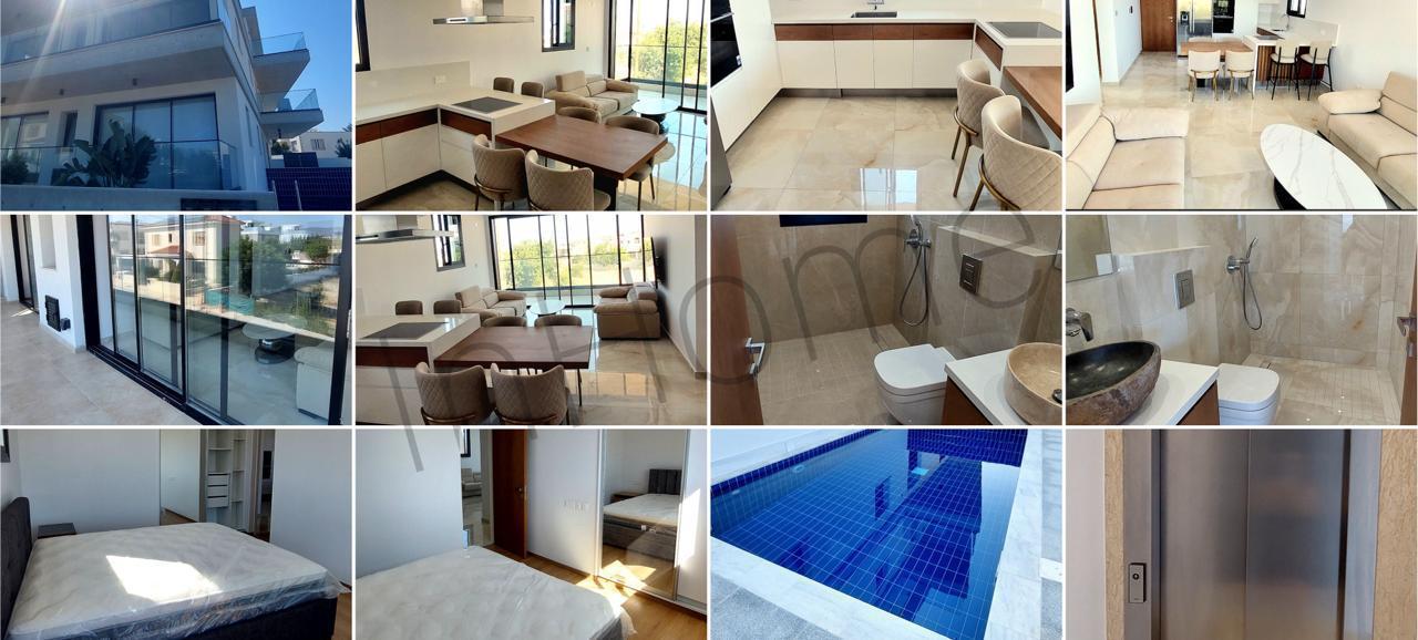 2-спальные апартаменты в konia, paphos