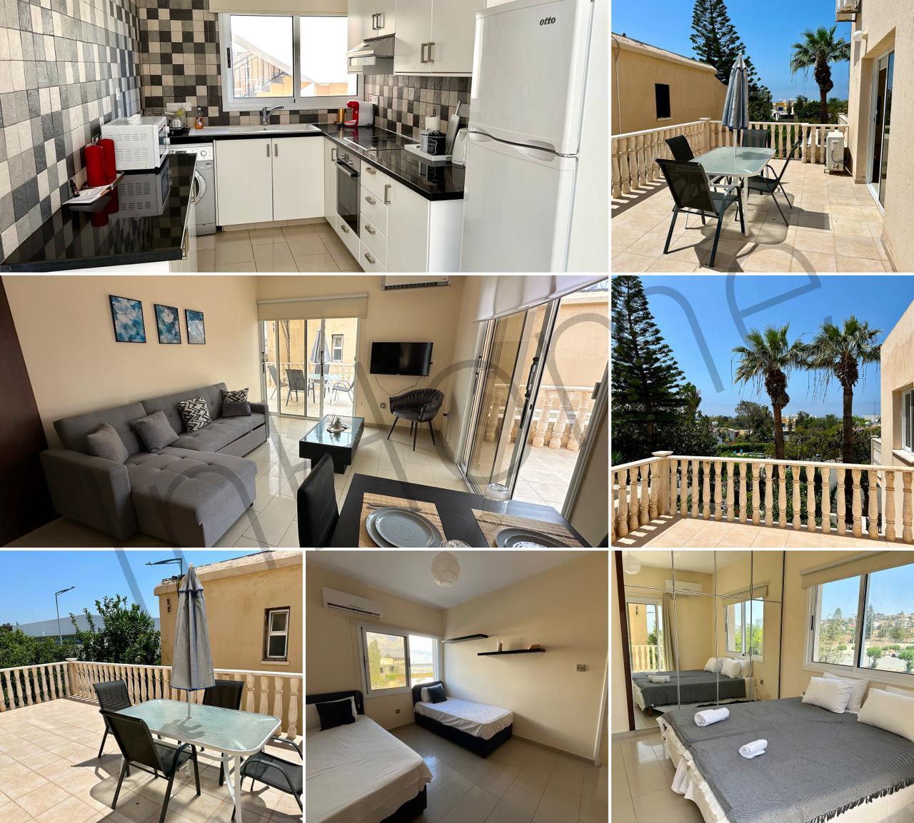 2-спальные апартаменты в tombs of the kings, paphos