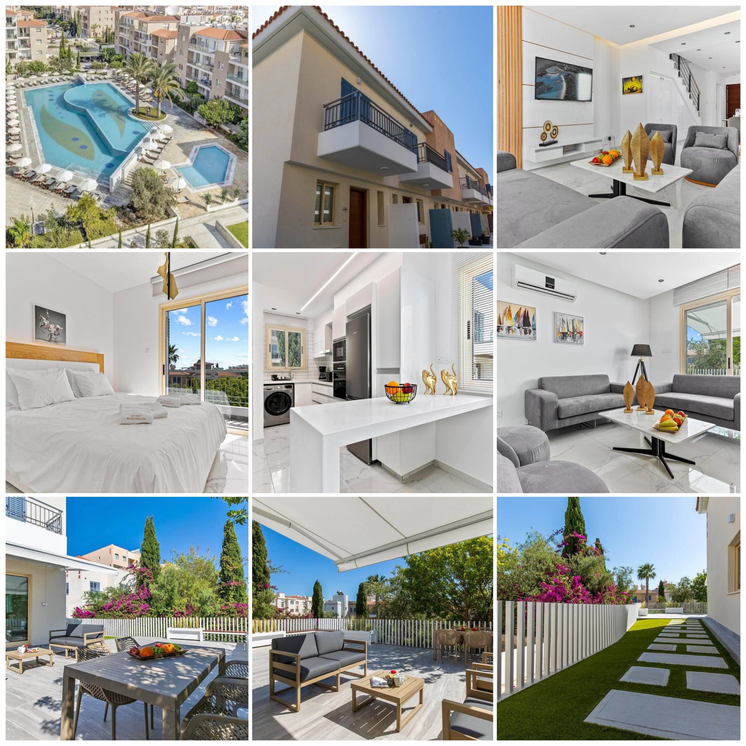 2-спальный таунхаус в universal, paphos