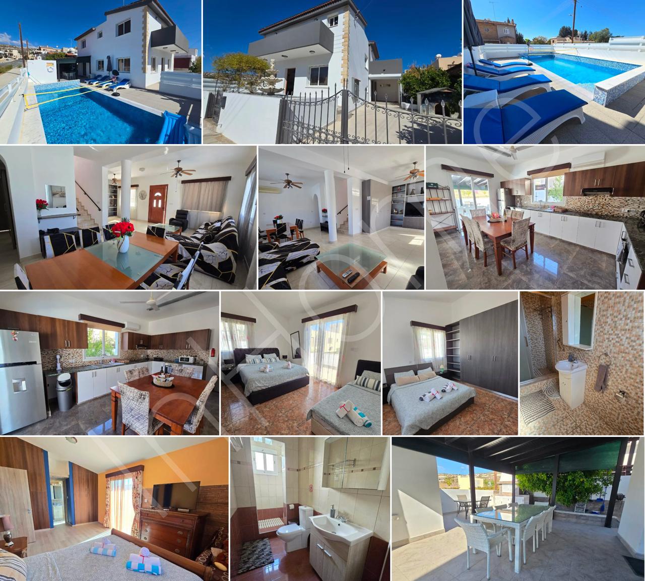 3-спальная вилла в Героскипу, Пафос