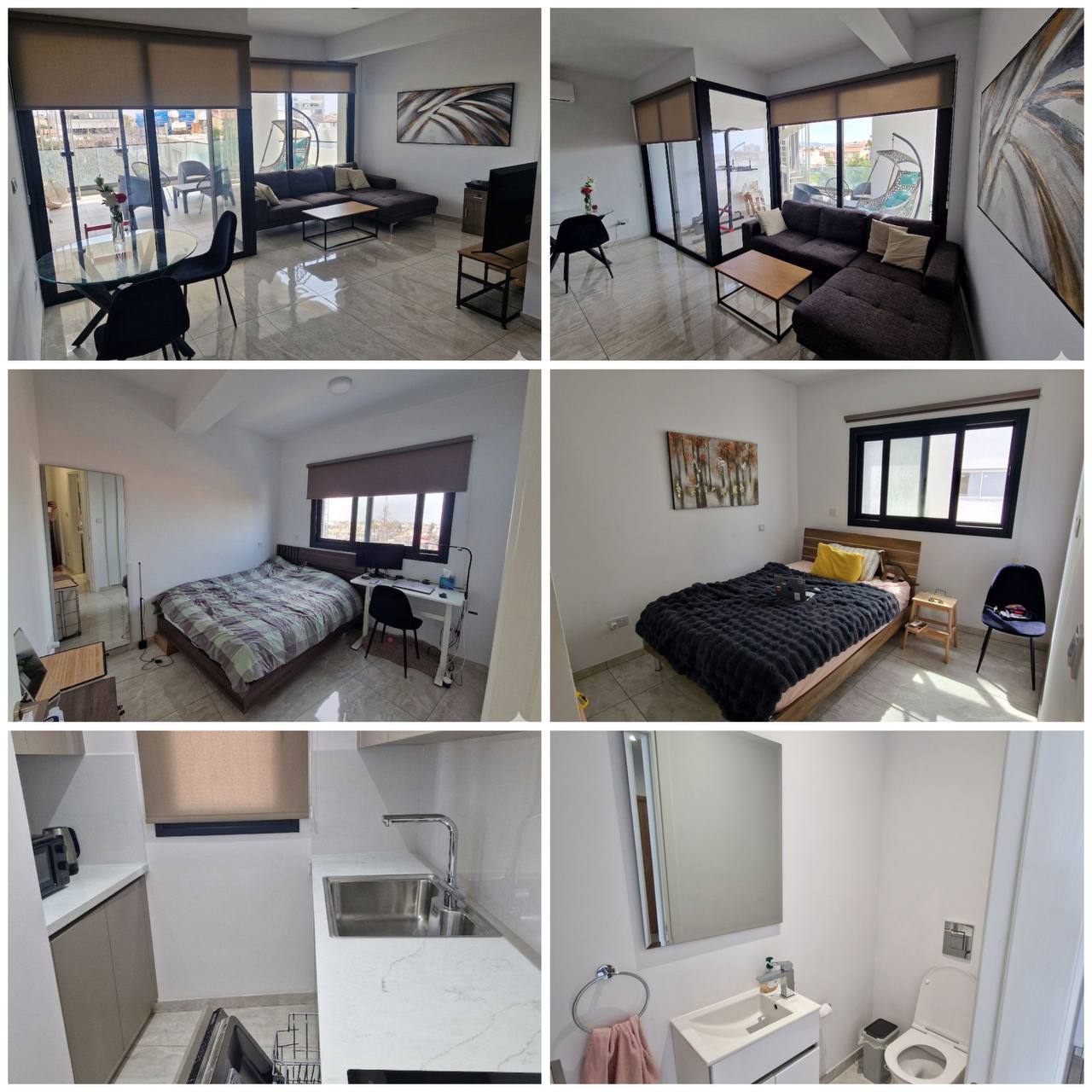 2-спальный пентхаус в city center, limassol