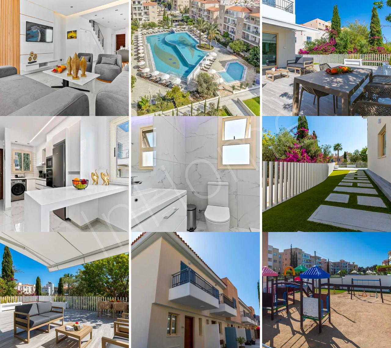 2-спальный таунхаус в universal, paphos