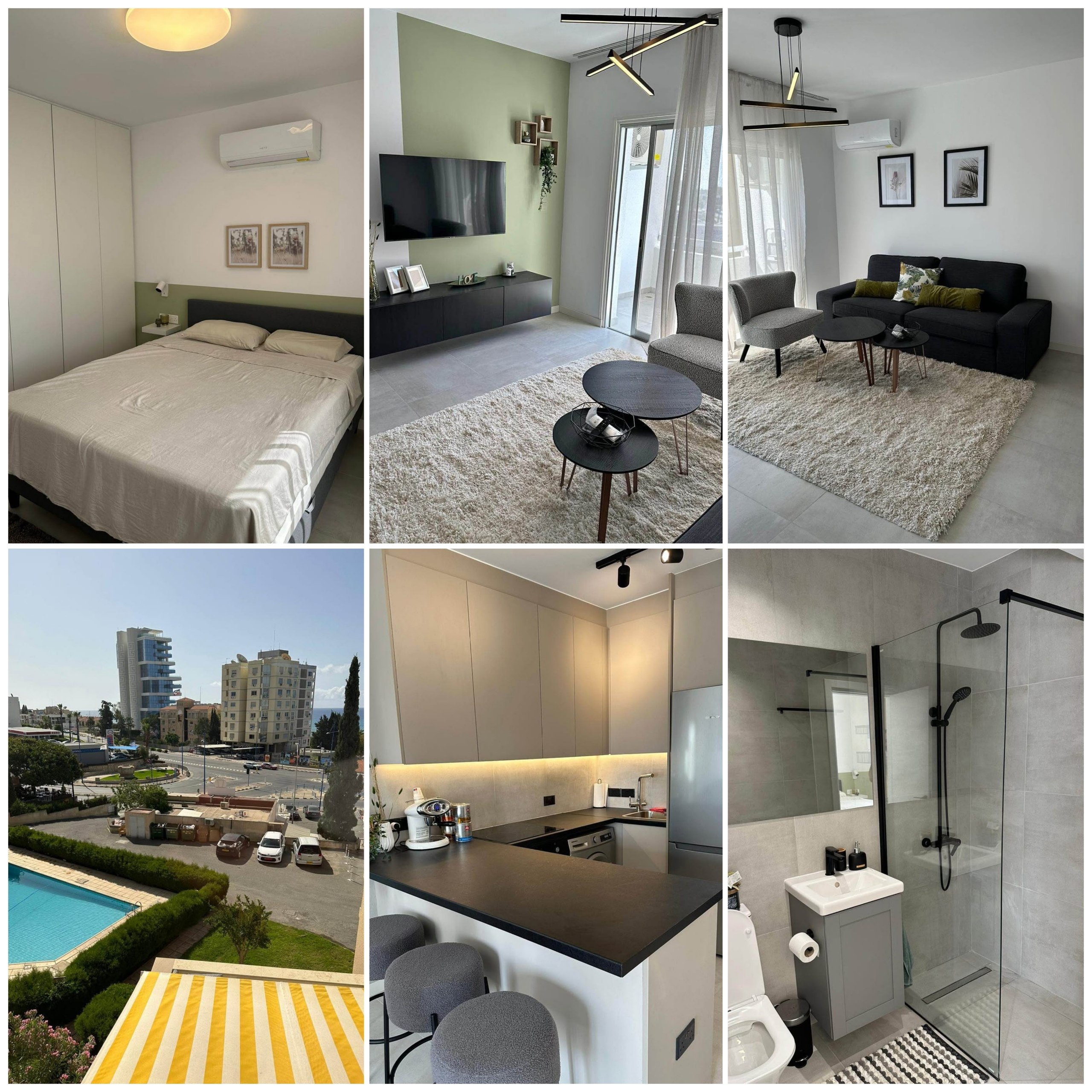 1-спальная квартира в agios tychonas, limassol
