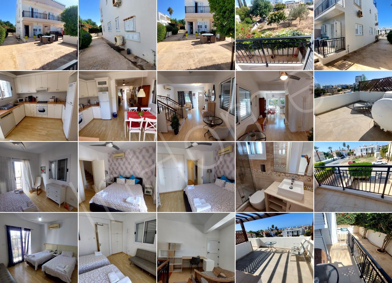 🌊 Современный таунхаус у моря с 2 спальнями в Kato Paphos, Пафос