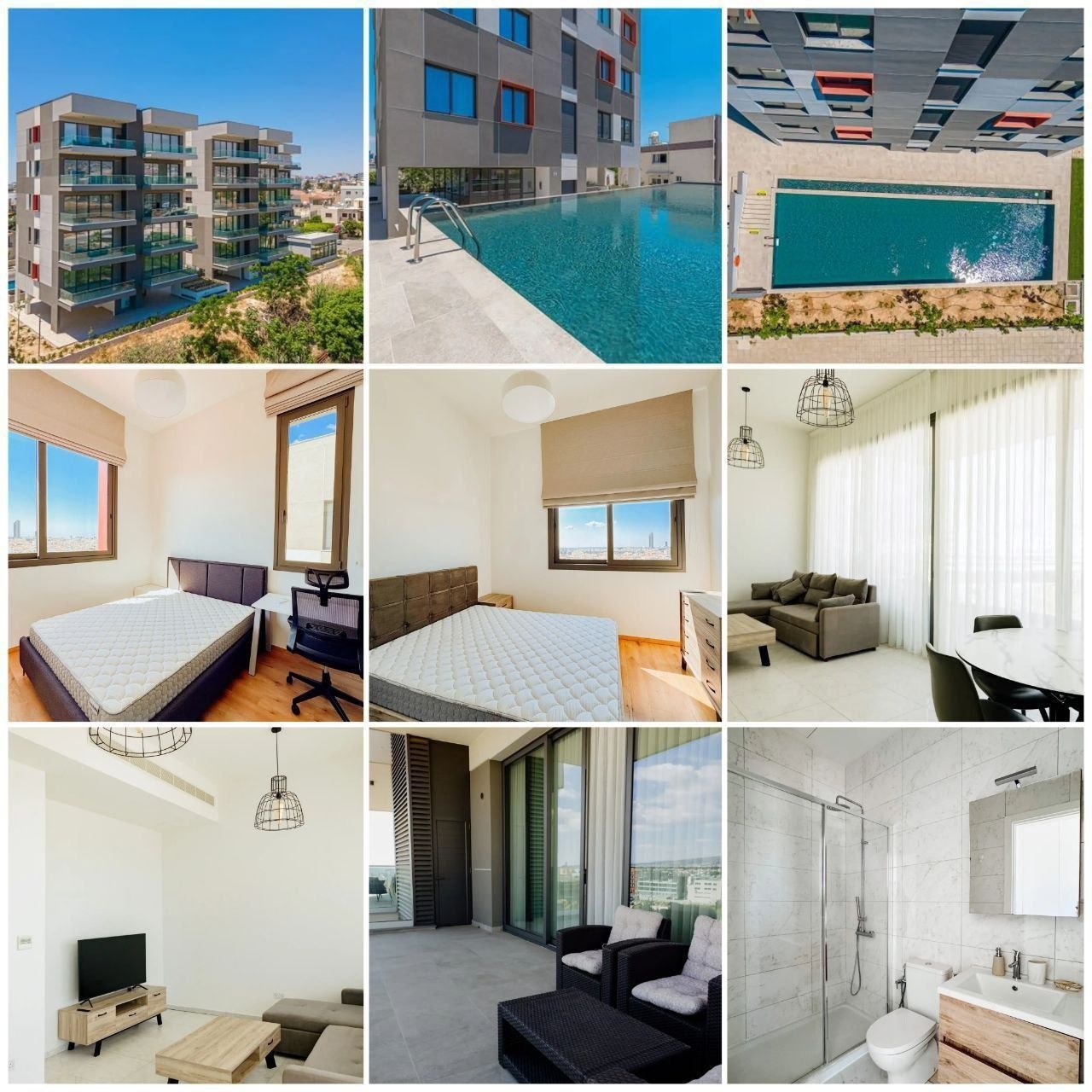 2-спальная квартира в mesa geitonia, limassol