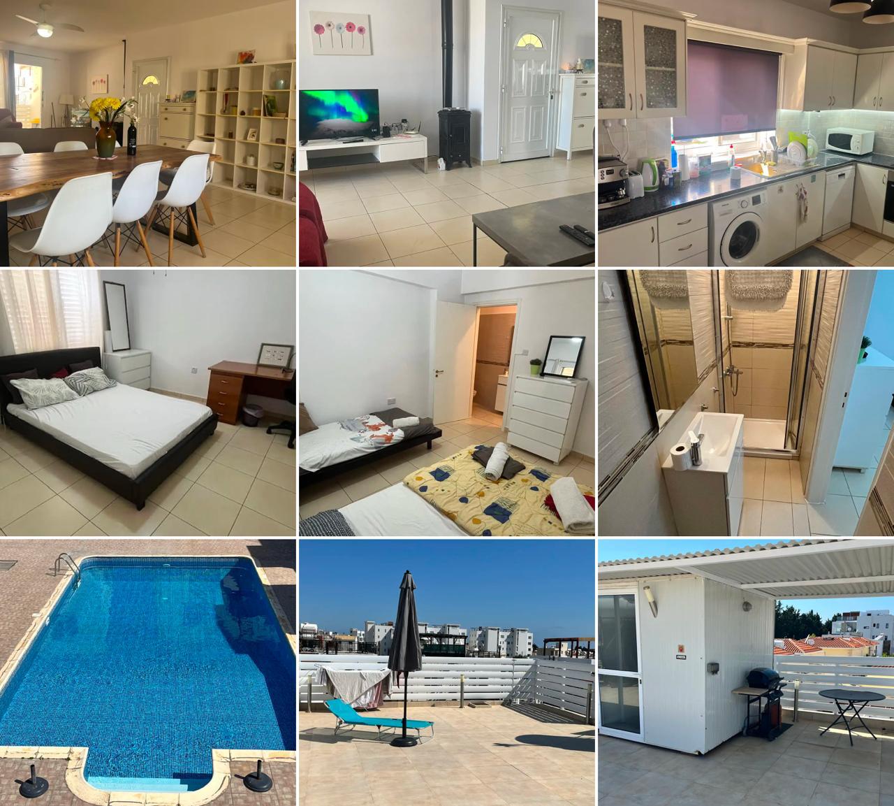 🏡 Spacious 3-Bedroom Penthouse | Universal, Paphos