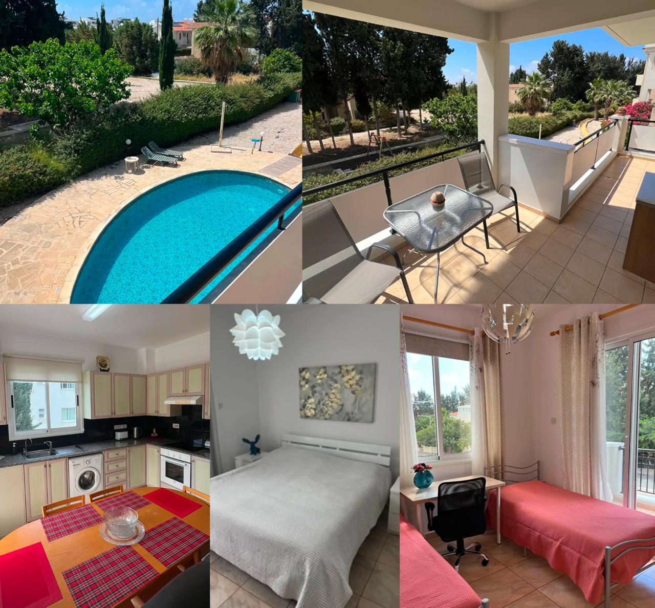 2-спальная квартира в universal, paphos
