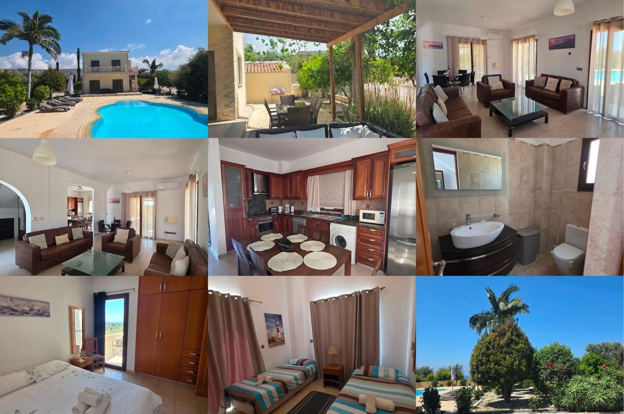 3-спальная вилла в paphos