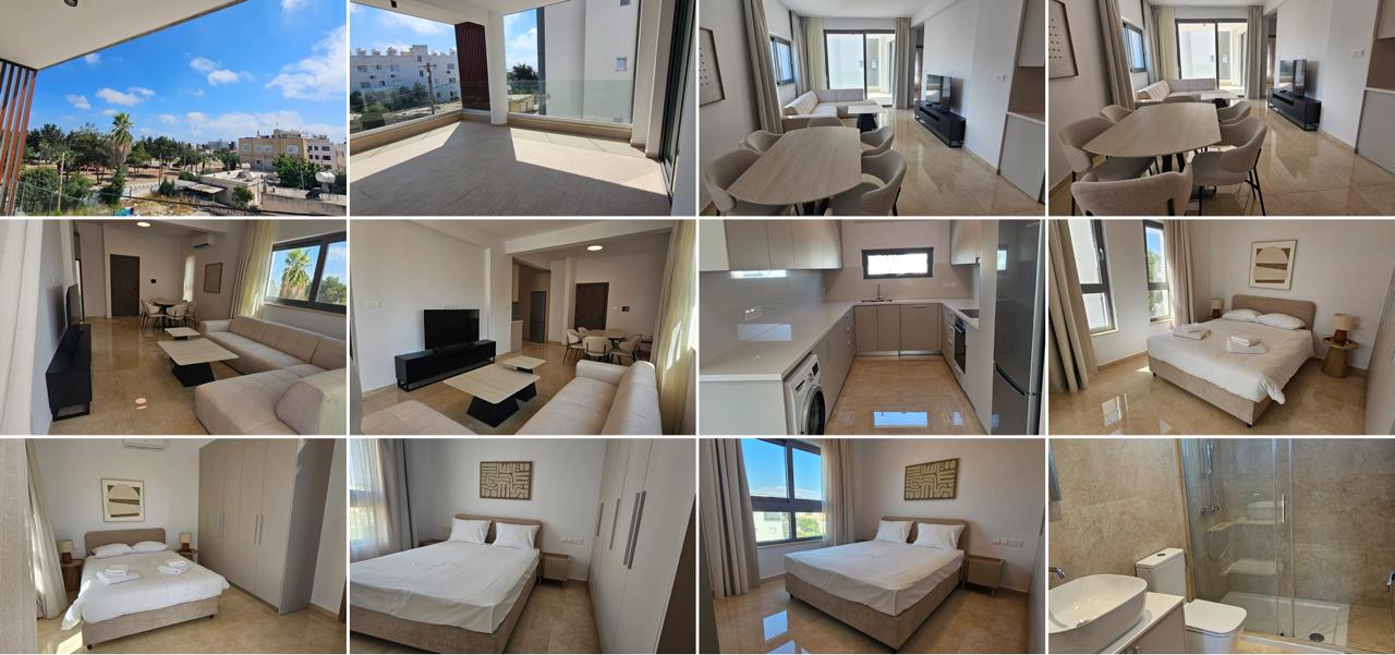 2-спальные апартаменты в paphos