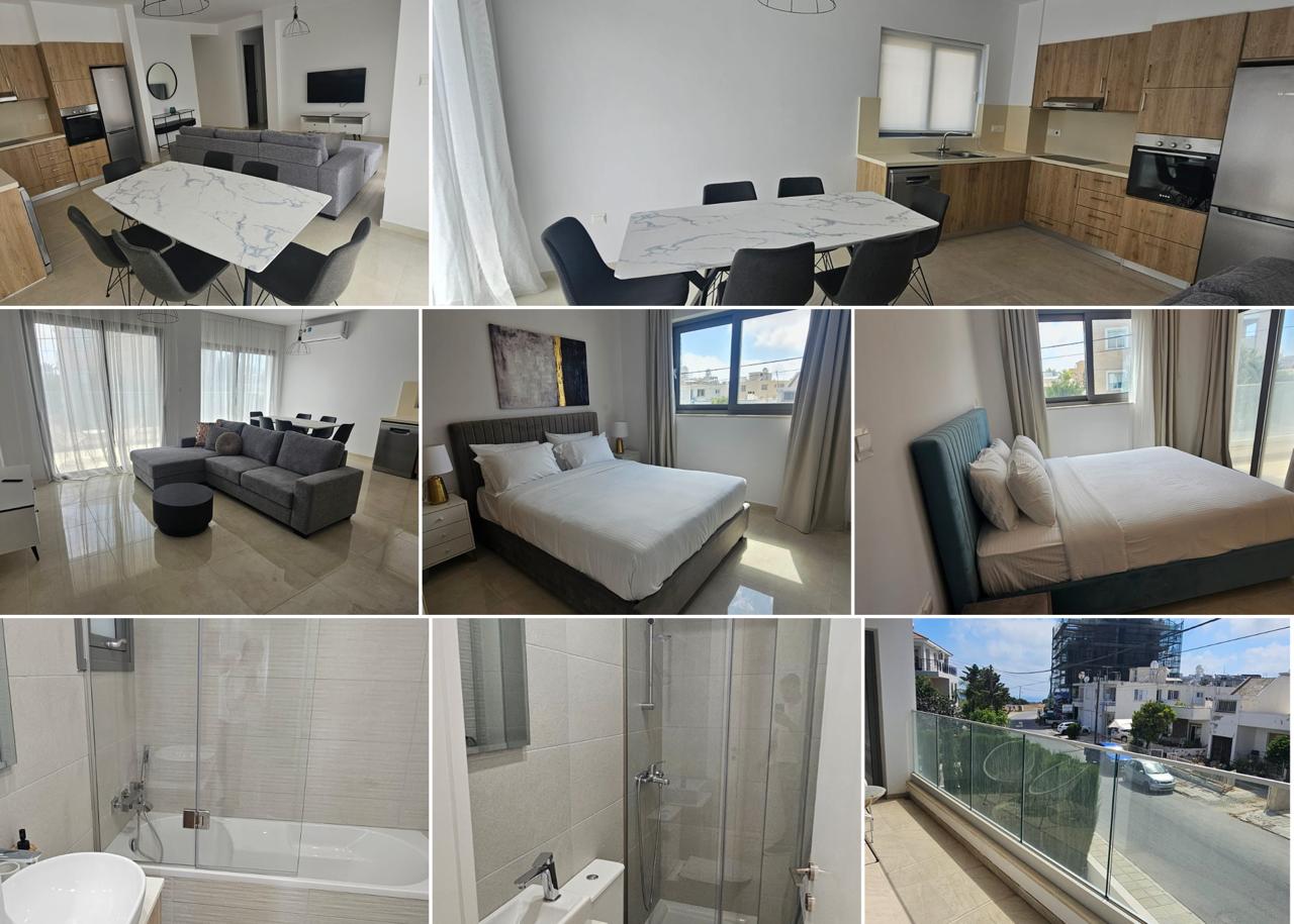 3-спальные апартаменты в paphos