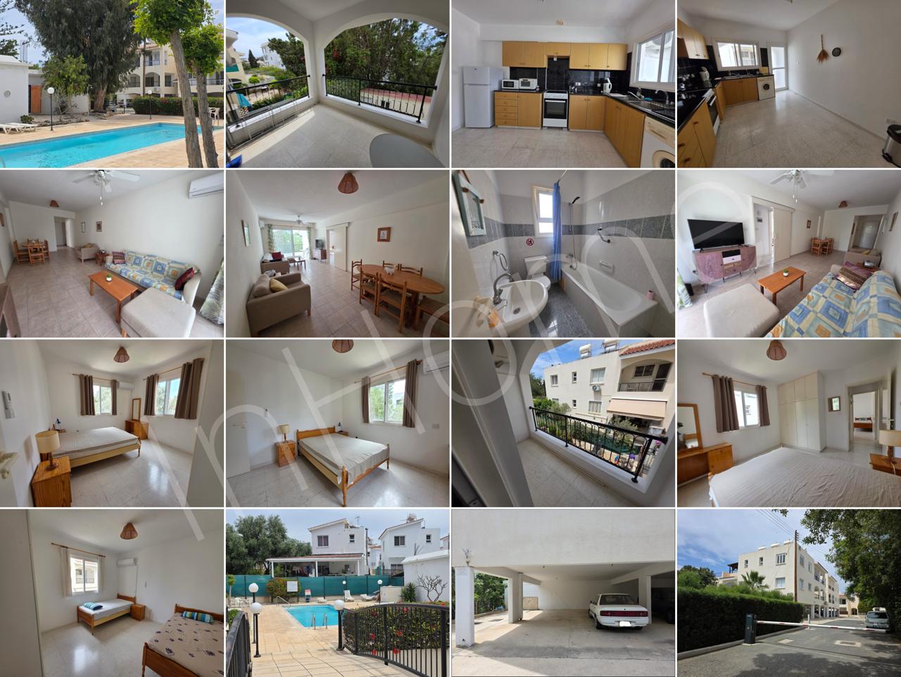 2-спальная квартира в kato paphos, paphos