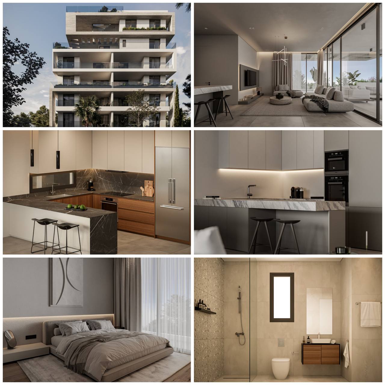 3-спальные апартаменты в Ларнаке