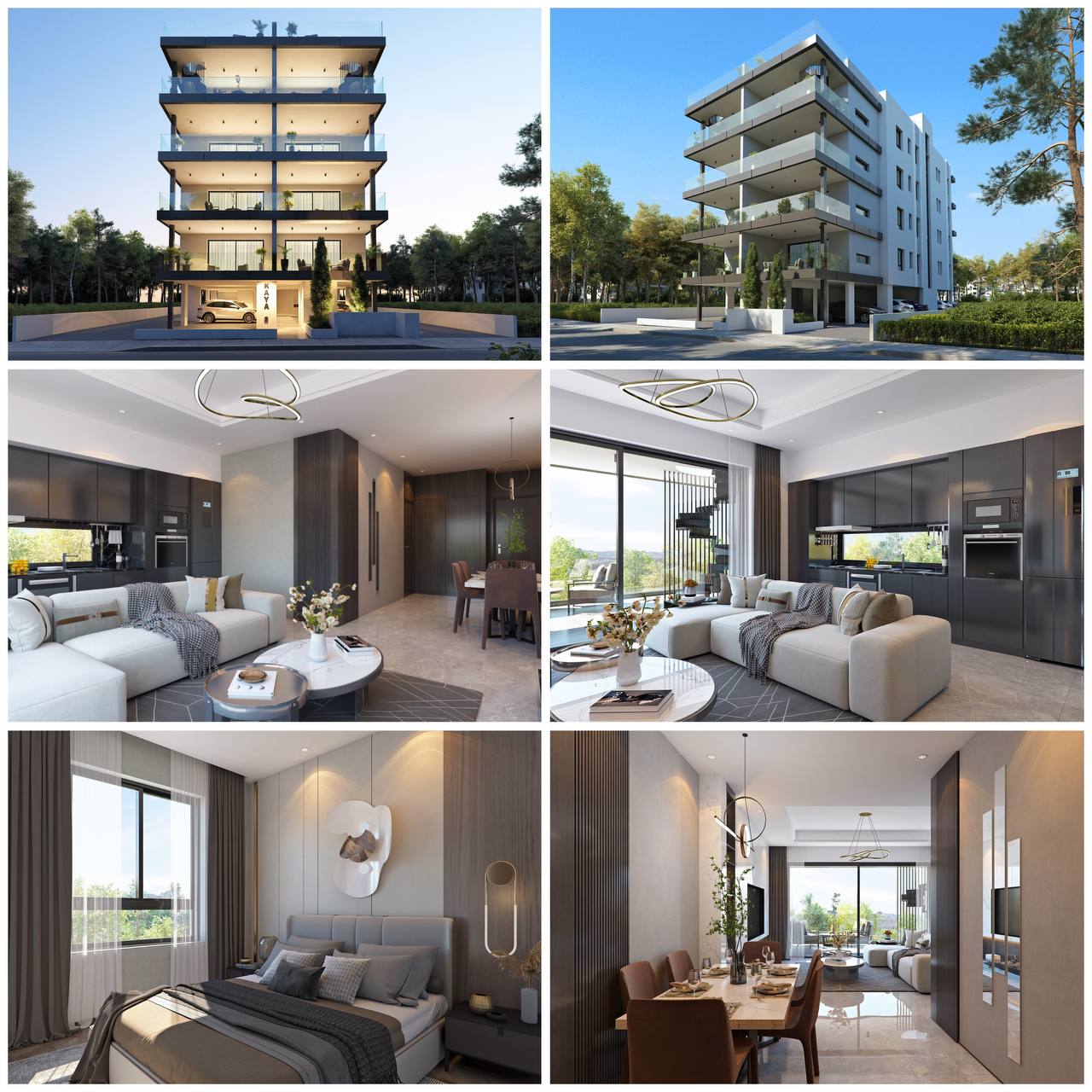 1-спальные апартаменты в larnaca