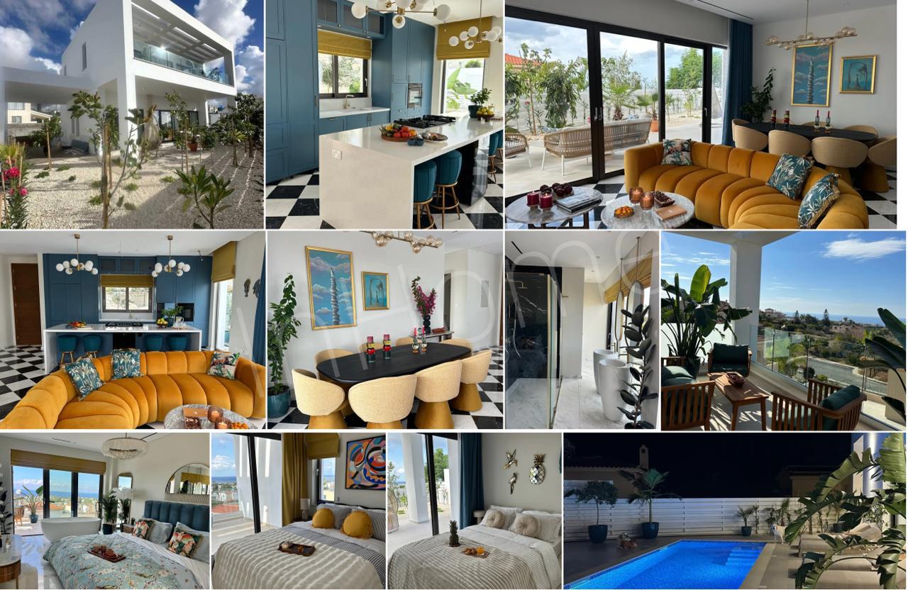 3‑спальная вилла в Sea Caves, Пафос