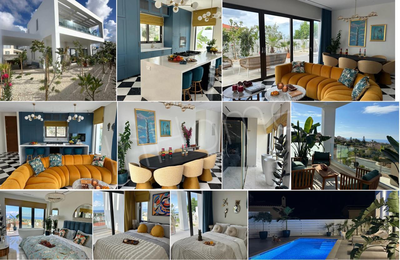 3‑спальная вилла в Sea Caves, Пафос