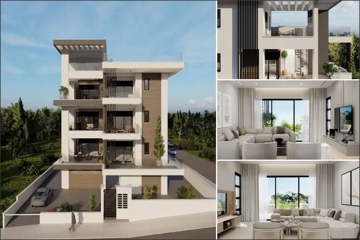 2-спальная квартира в agios athanasios, limassol