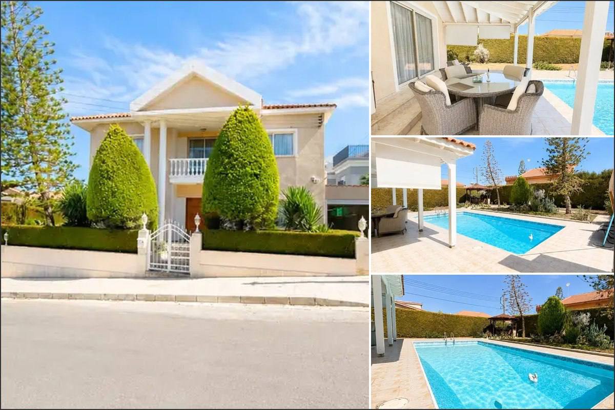 4-спальная вилла в germasogeia, limassol