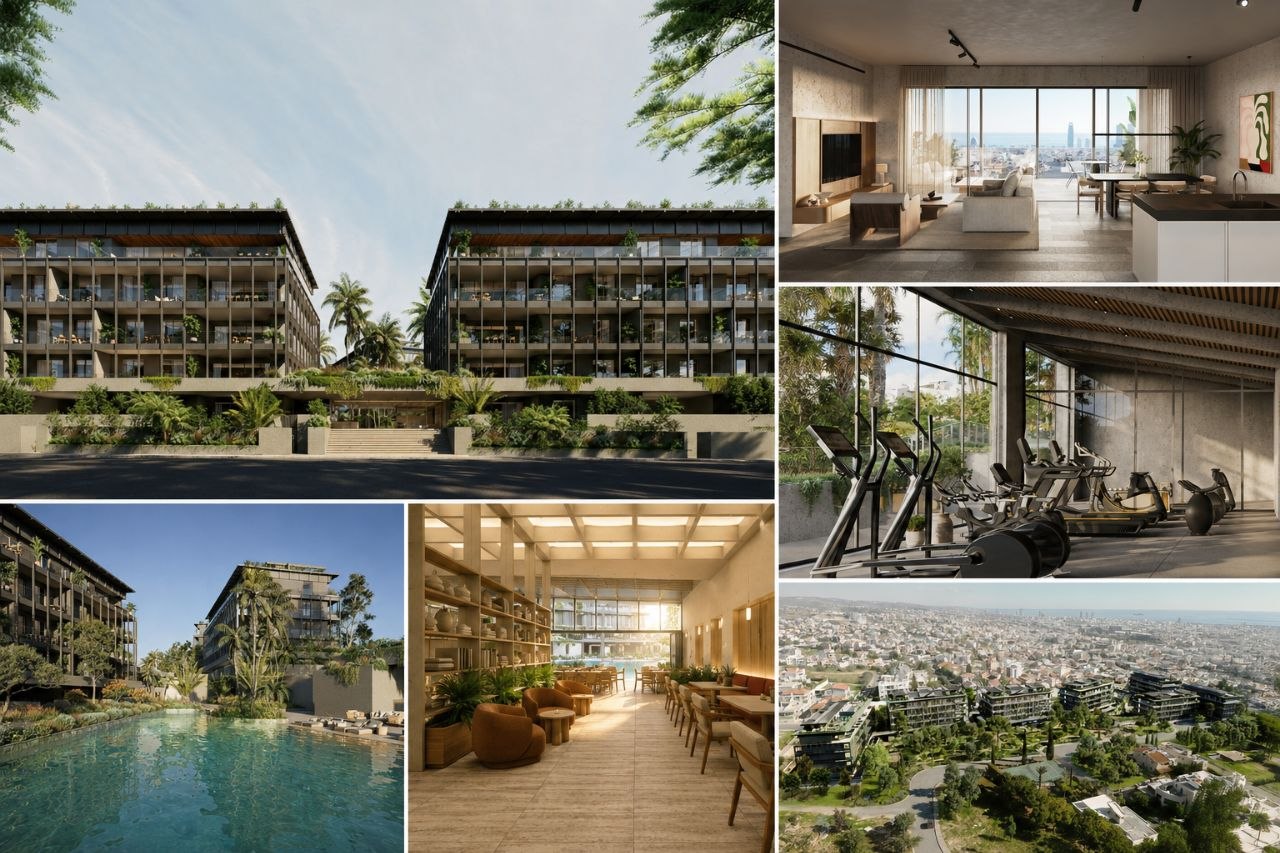 2-спальные апартаменты в agios athanasios, limassol
